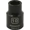 Dynamic 3/8" Drive Standard Socket, Black Phosphate, Tools 3/8" Drive 6 Point Metric, 10mm Standard Length D007010 - alternate 1